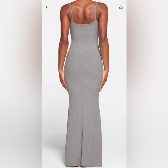 Skims Gray Maxi Dress size small. - Picture 3 of 3
